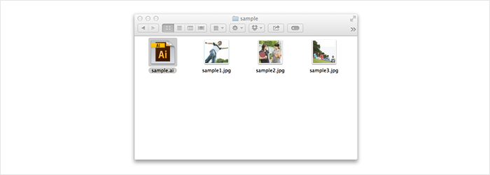 ローカルの画像フォルダ